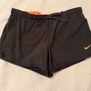 Nike Orange Dri-FIT 2-in-1 Shorts